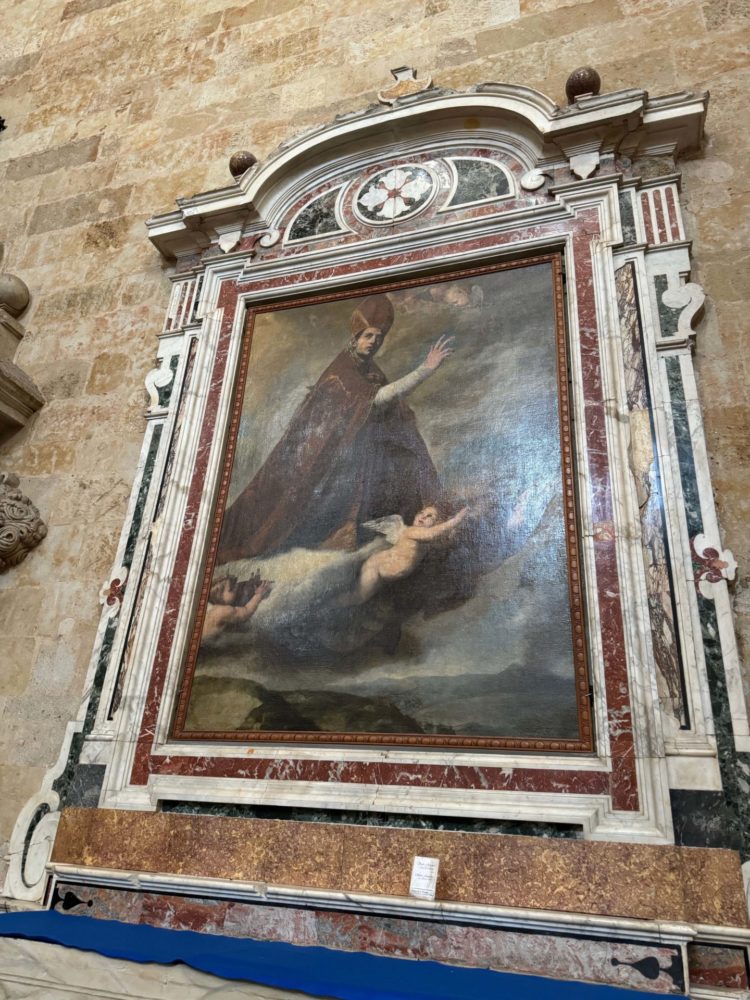 Cuadro de San Genaro en la Purísima